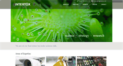 Desktop Screenshot of intertox.com